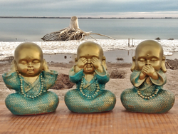 Trio Budas Monjes Sabios (Sentidos) Grandes