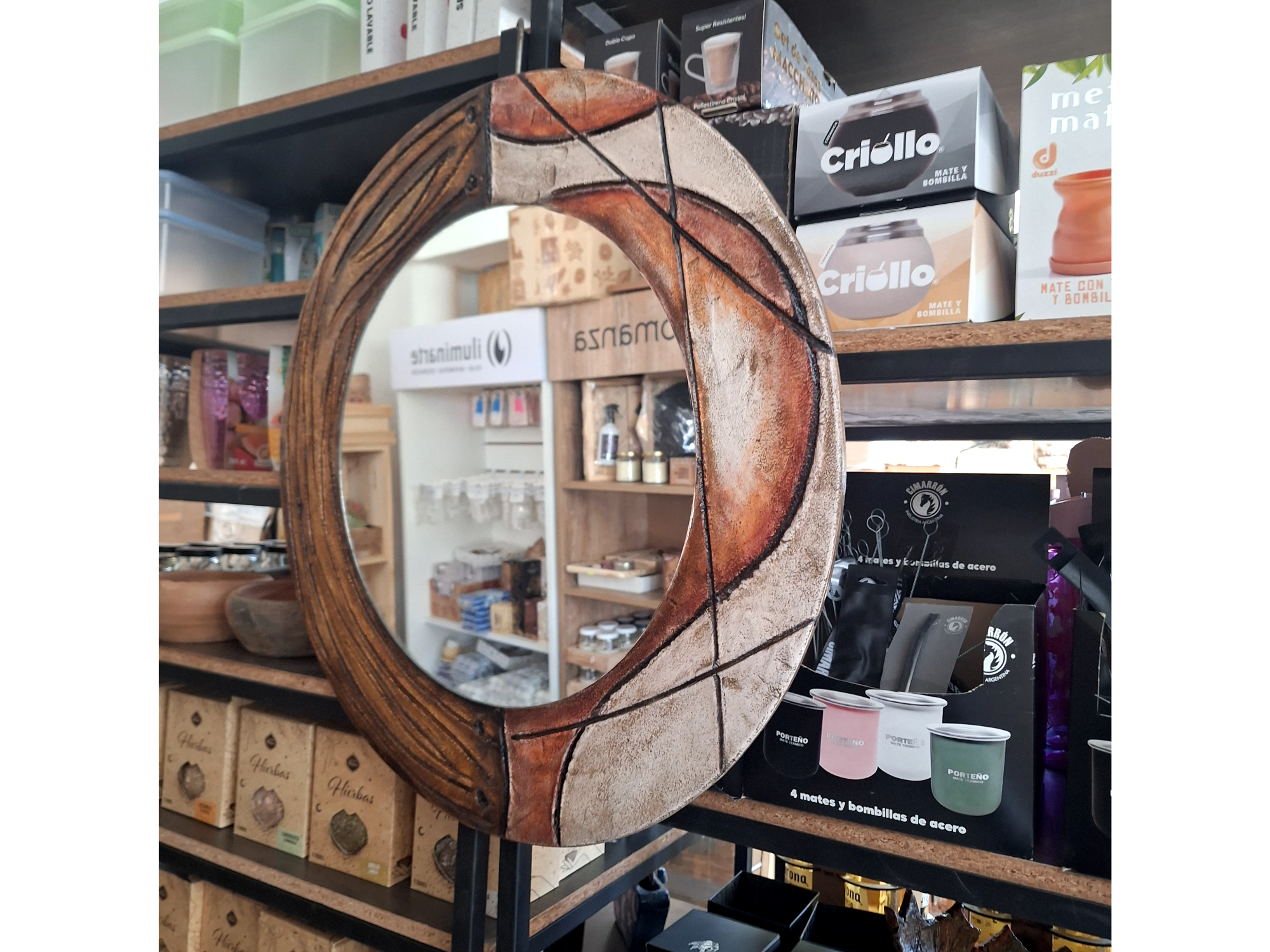 Espejo CIRCULAR Artesanal 60cm