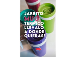 Vaso Termico Con Tapa Mug JARRITO