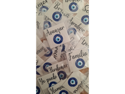 Calcos Ojo Turco con Palabra Ch (Pack x 6)