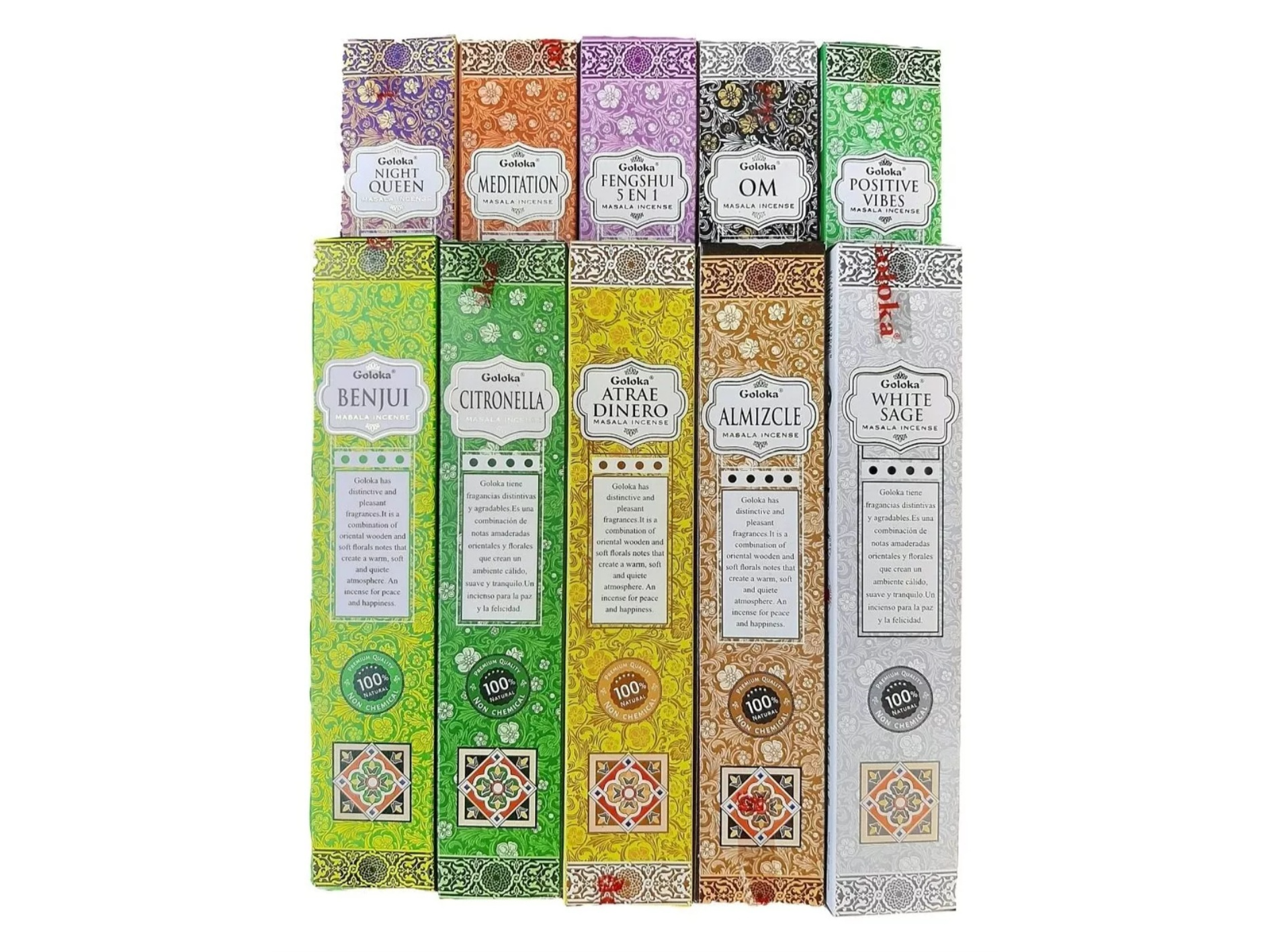 Sahumerios Goloka.Linea Fit