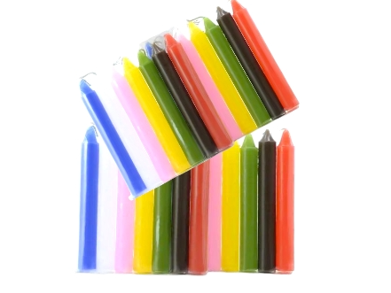Velas Cortas Colores
