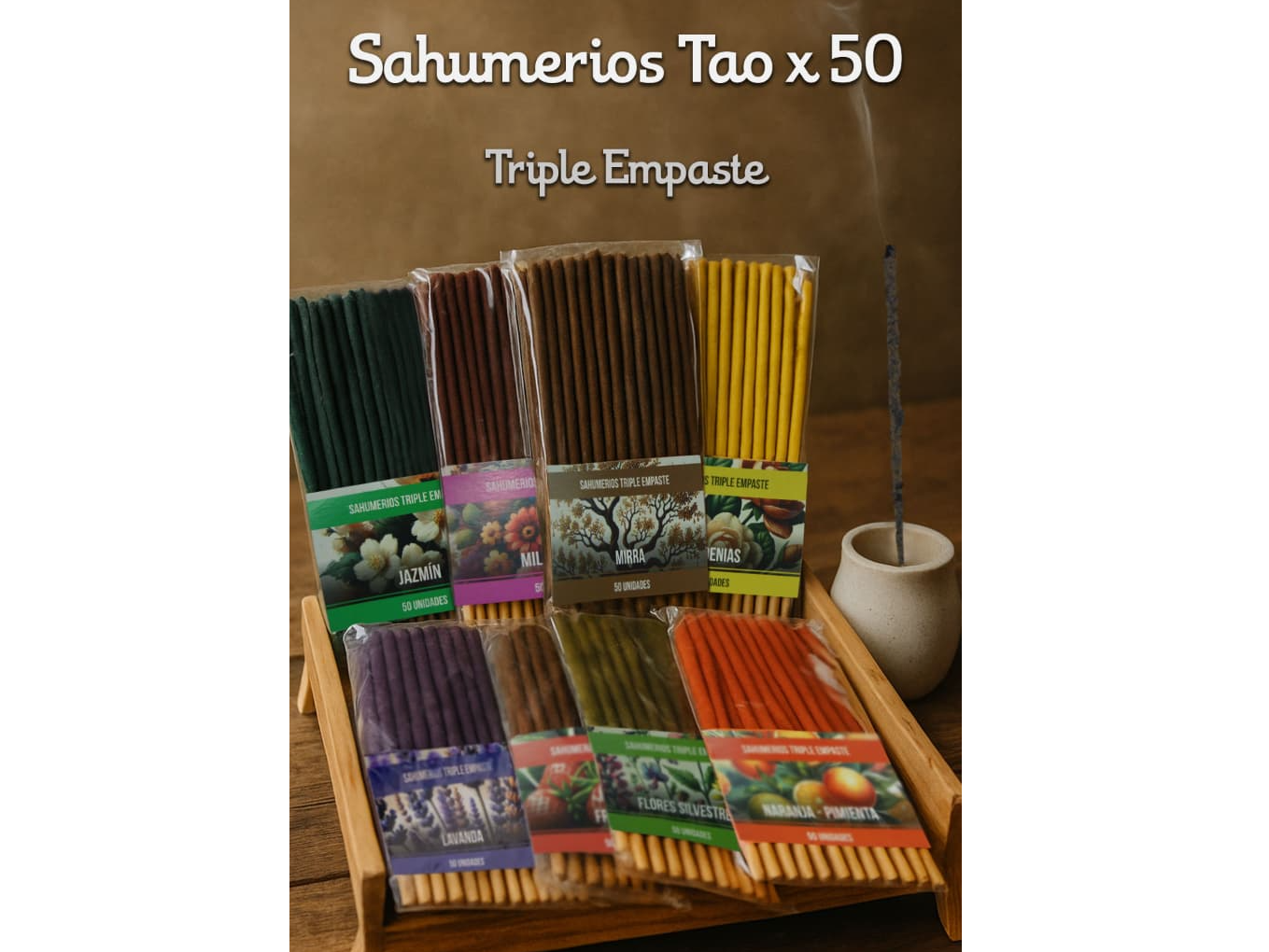 Sahumerios Línea Bolsa x50