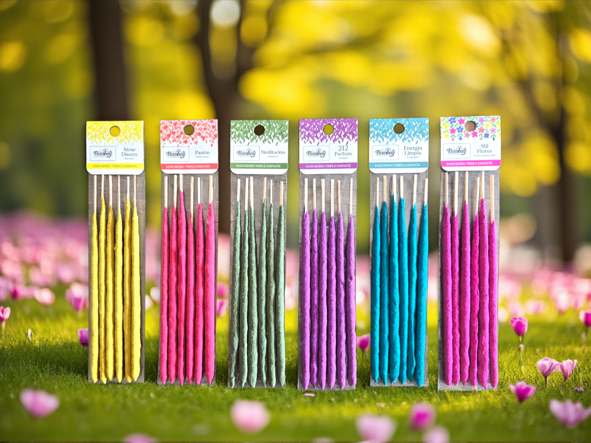 BOMBAY Sahumerios Triple x6