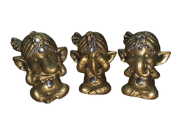 Trio Ganeshas Sabias (Sentidos) Chicas