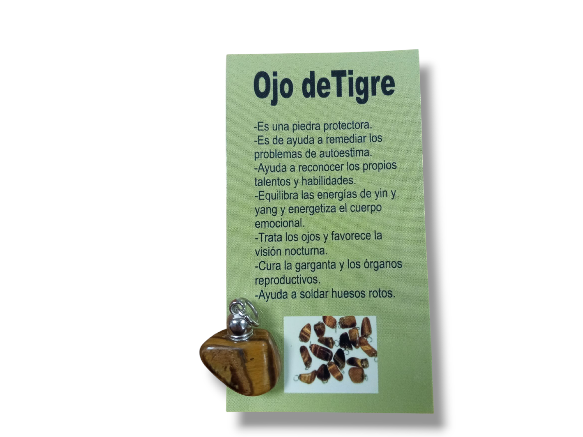 Dije Piedra Ojo De Tigre