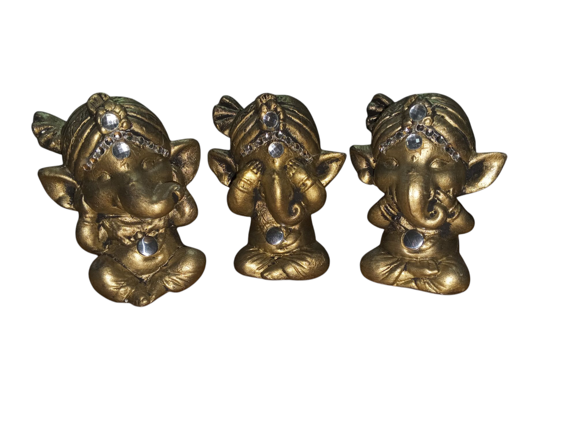 Trio Ganeshas Sabias (Sentidos) Chicas