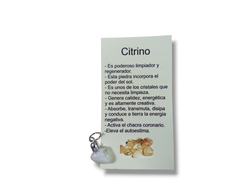 Dije Piedra Citrino Blister