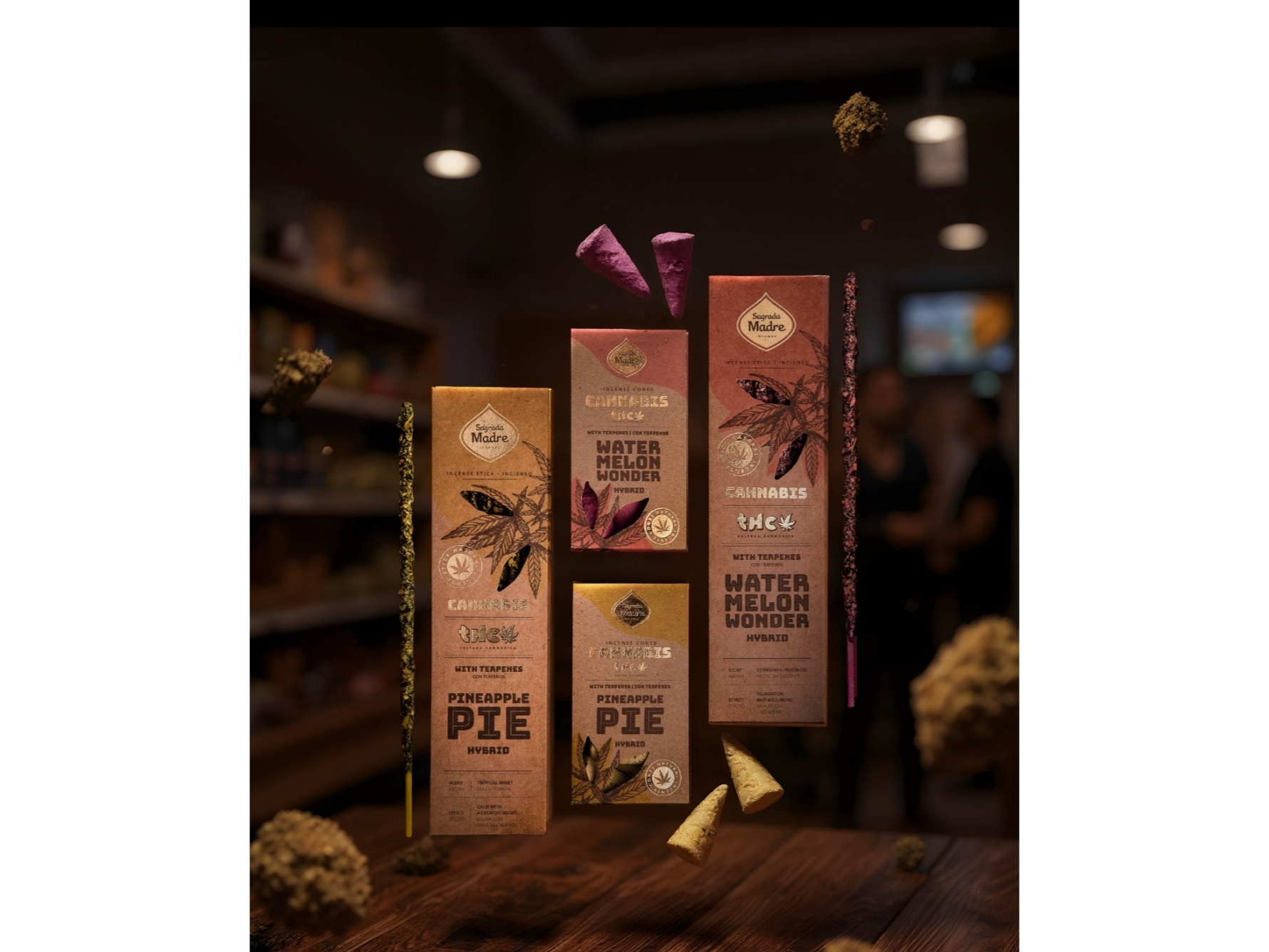 Sahumerios en Cono Linea CANNABIS