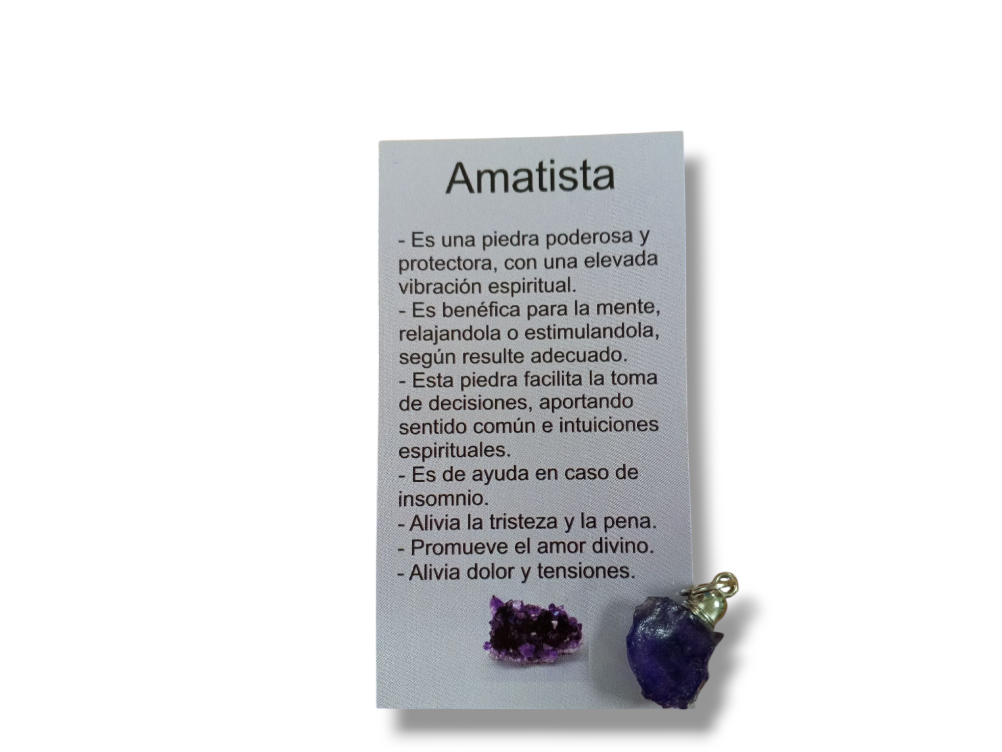 Dije Piedra Amatista
