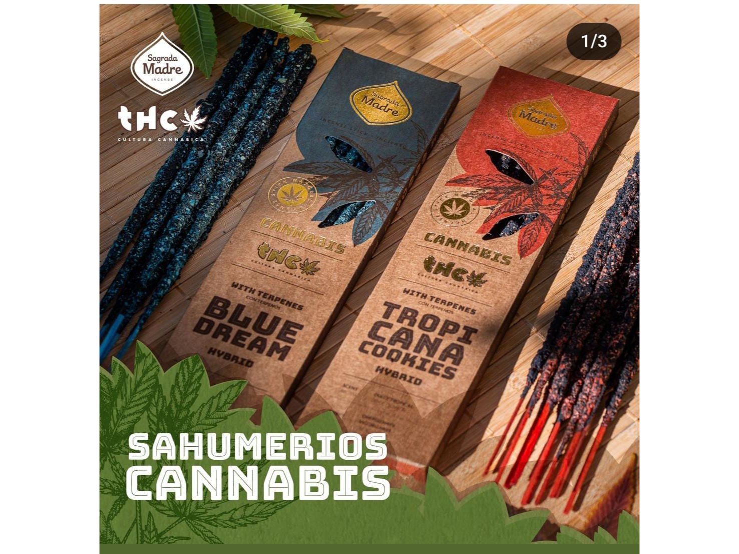 Sahumerios GROW CANNABIS (Indica - Sativa)