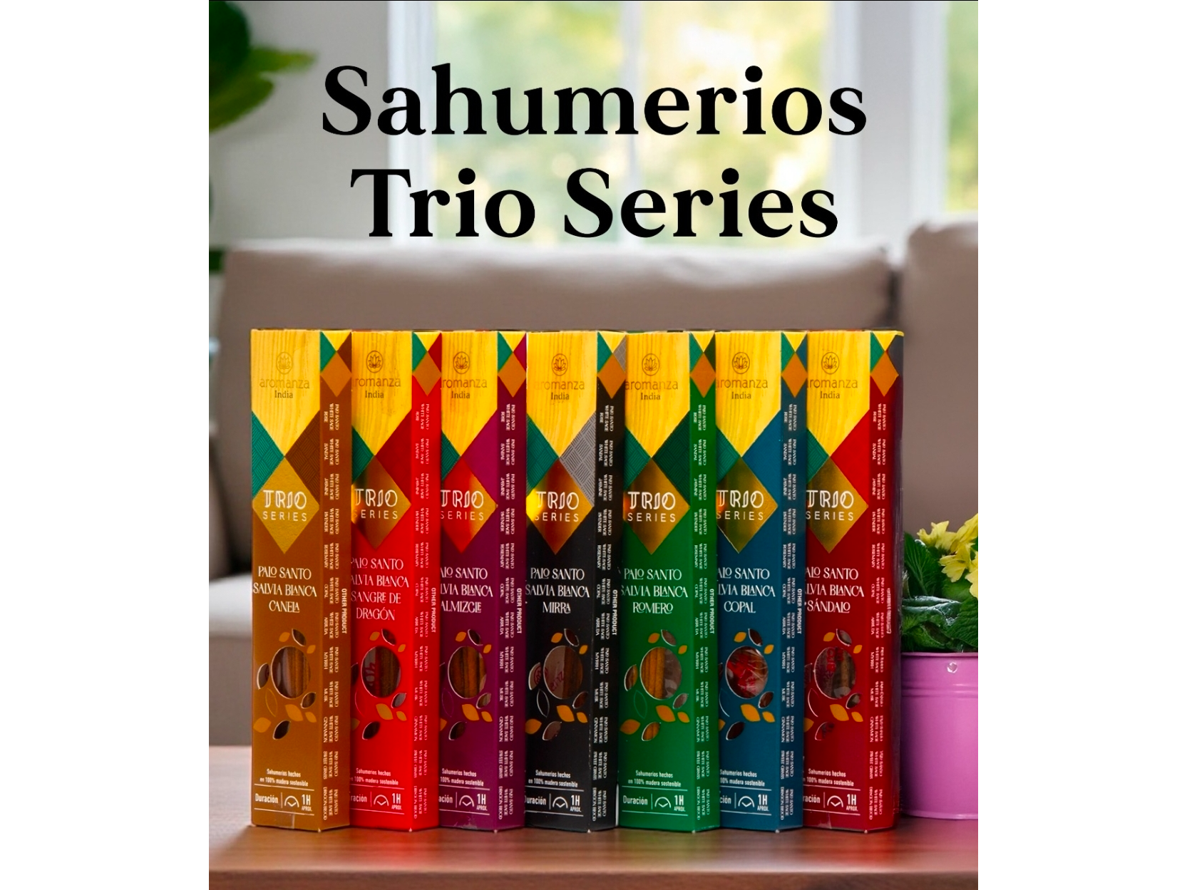 NUEVOS Sahumerios TRIO SERIES (India)