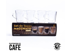 Tazas Cafe Machiato x4