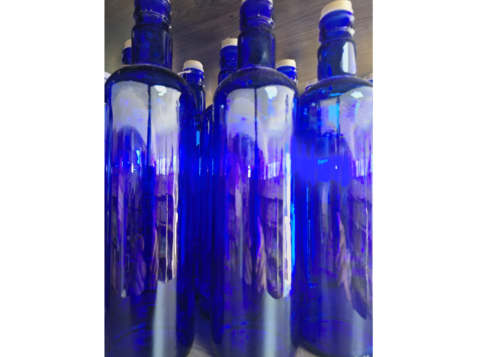 Botella Azul para Agua Solarizada