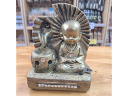 Cascada Muro Grande Buda + Portasahumeros + 2 conos de Regalo