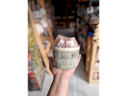 ART Lampara De Sal Cuenco Ceramica Chico