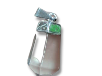 Dije Bipolar CUARZO CRISTAL