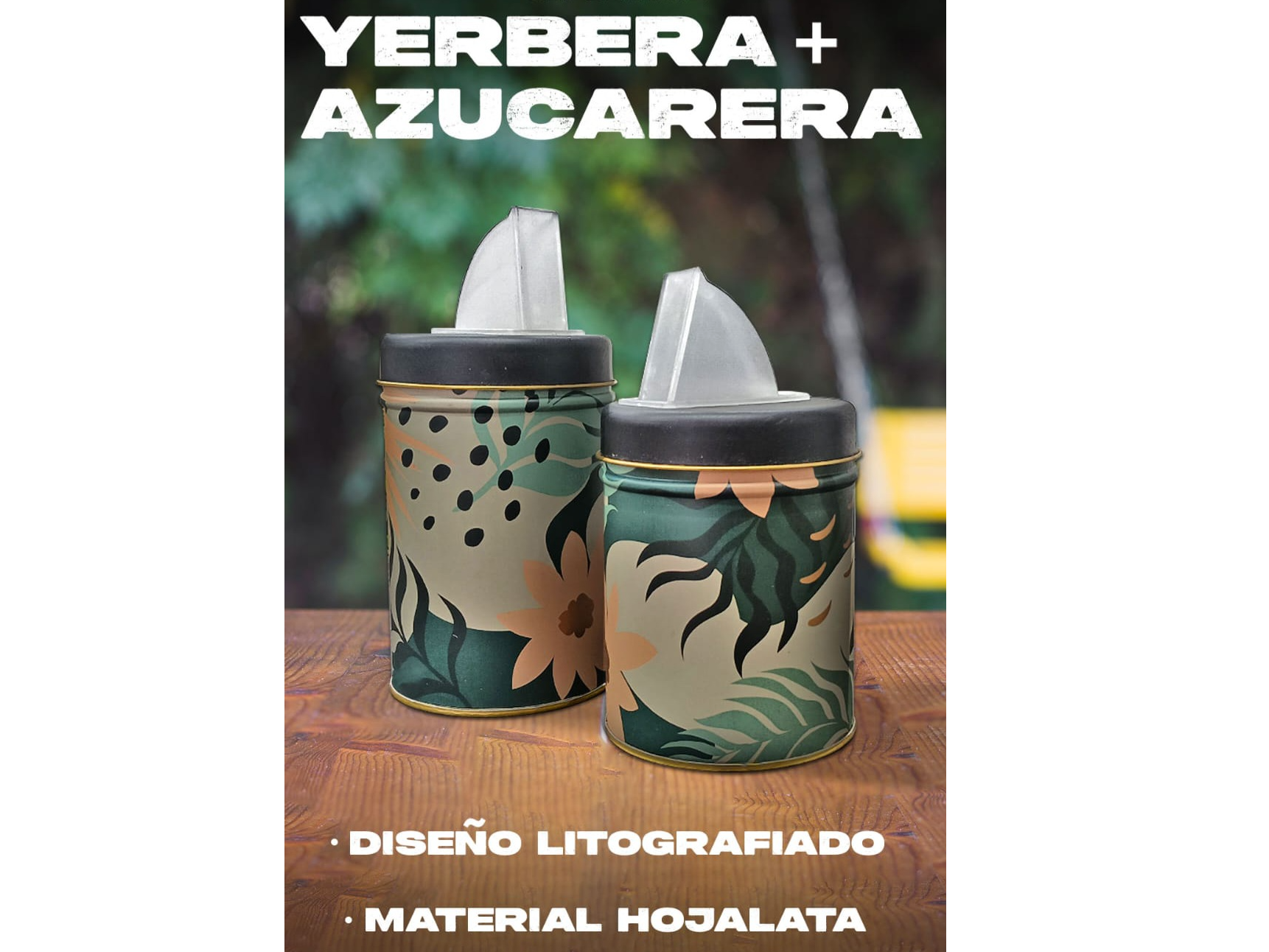 Set Latas Litografiadas Yerbero & Azucarero (Copia)