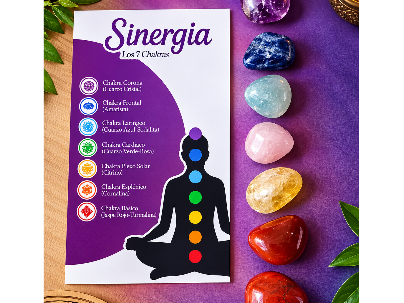 Dije Piedra 7 Chakras