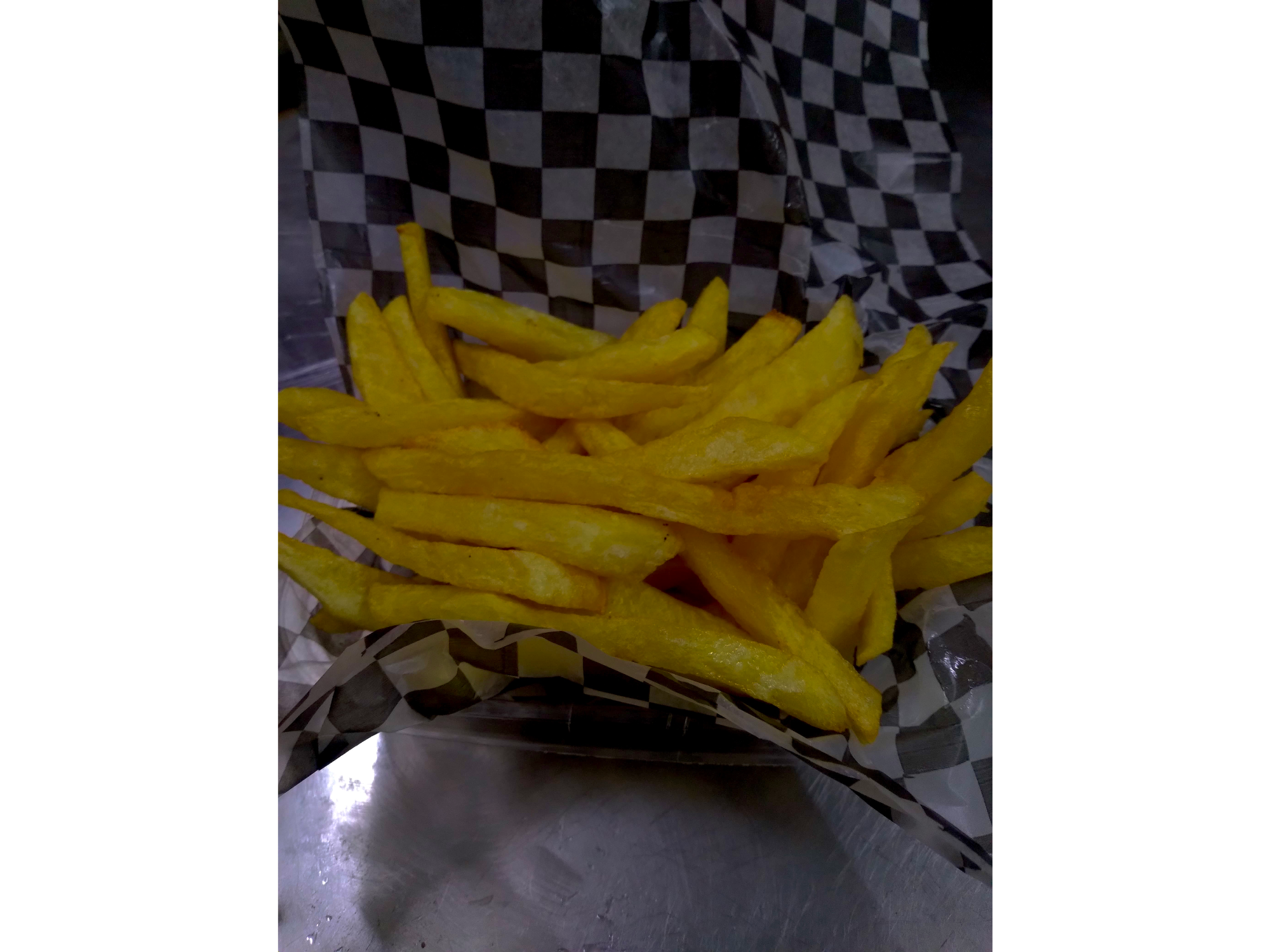 Porción de papas fritas
