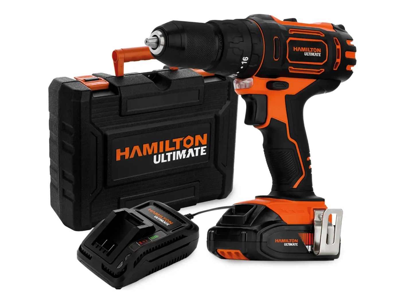 TALADRO C/PERCUTOR ULT111 20 VOLT - HAMILTON
