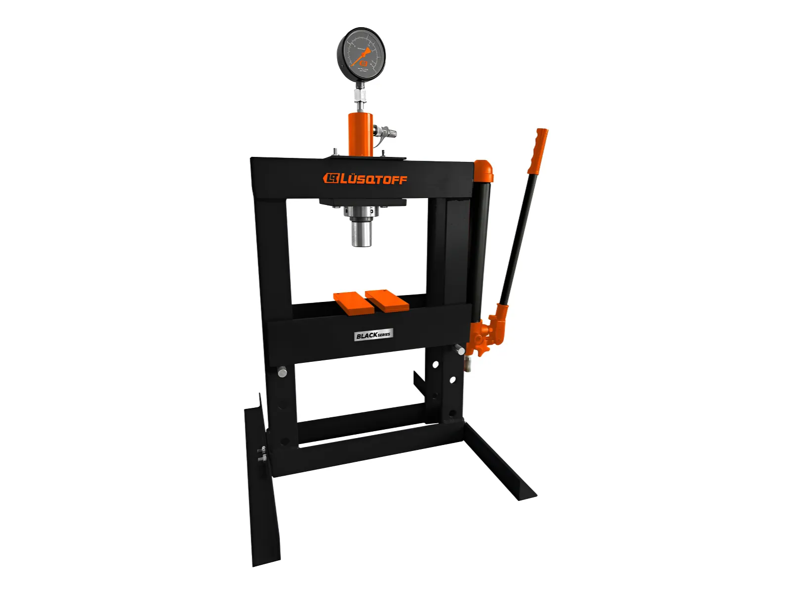 Prensa Hidráulica De Banco Manual 10tn Lusqtoff Profesional - Negro