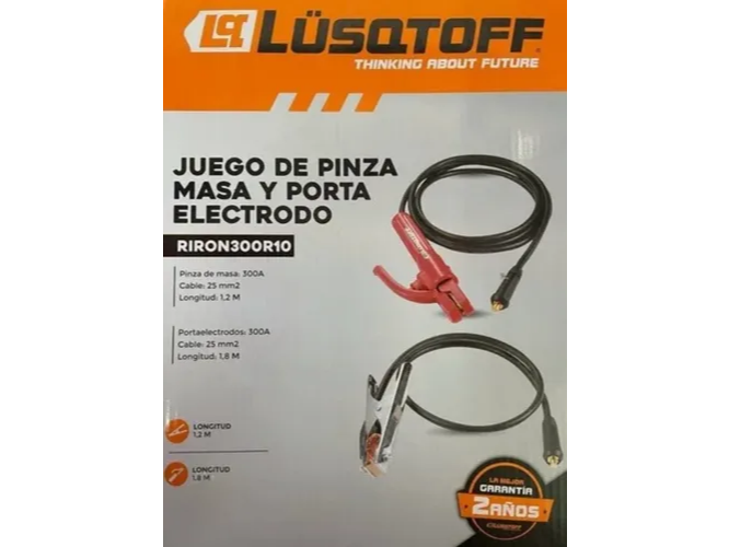 Juego Pinza Masa Porta Elect. P/ Soldadora Inverter RIRON300R10