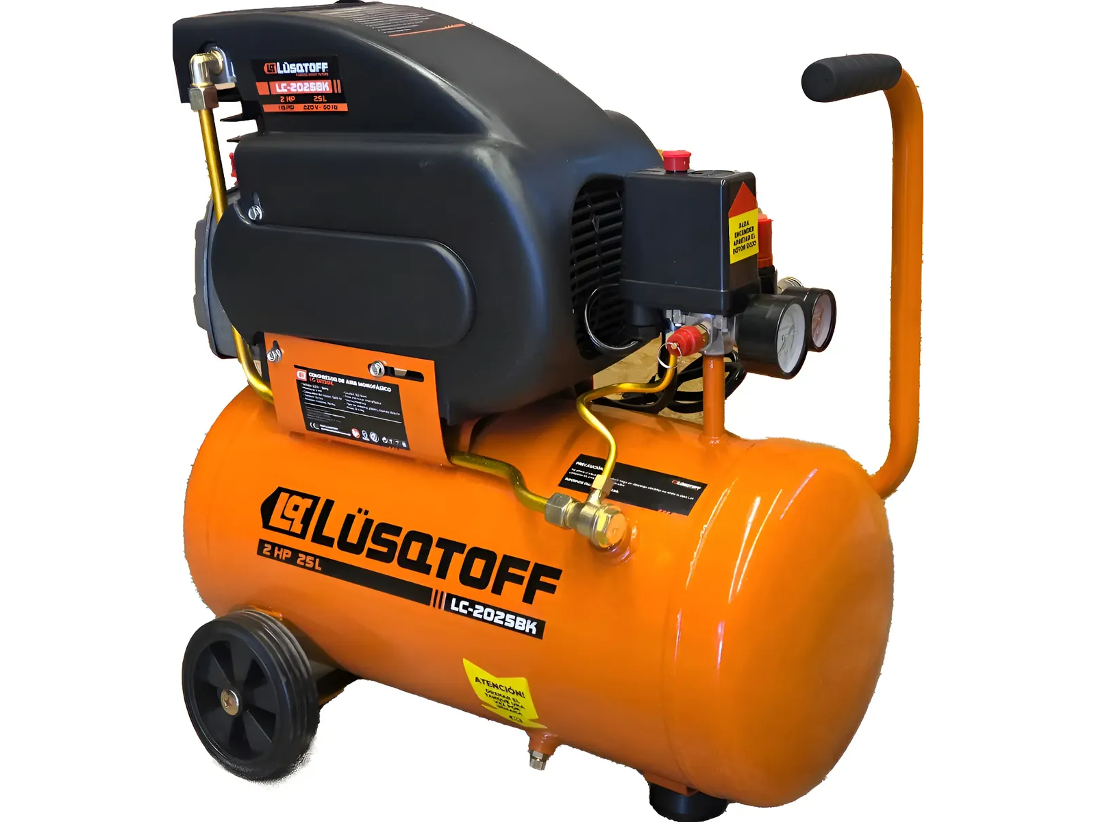COMPRESOR DE AIRE 2 HP 25 LITROS-LC-2025BK
