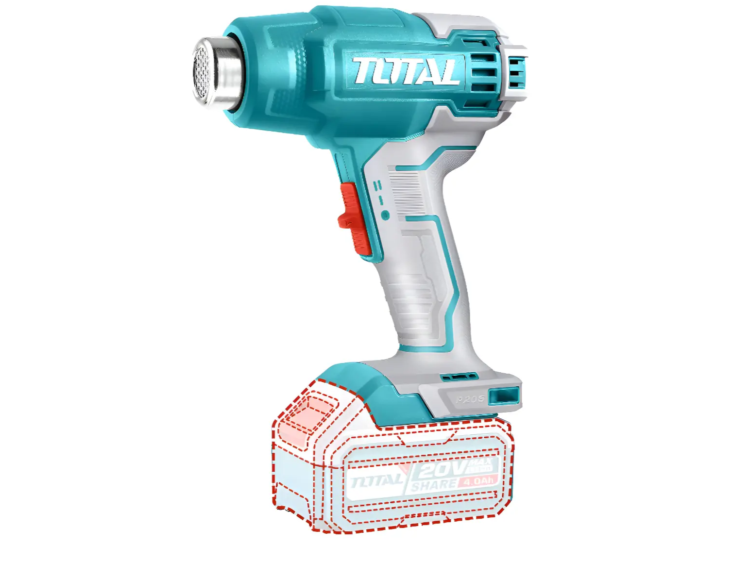 PISTOLA DE CALOR 20V-V2VIPC200