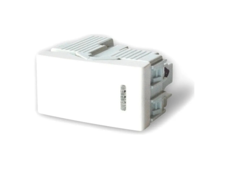 Modulo punto simple Kalop 220v color blanco normalizado