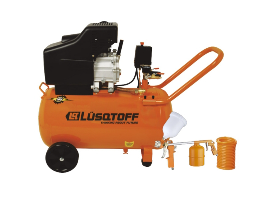 Compresor Lusqtoff 50 L 2,5HP + Kit