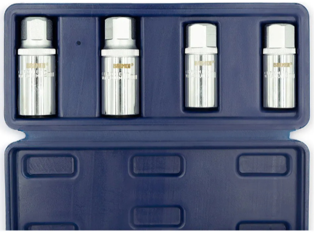 Juego de Bocallaves para Sacar y Colocar Espárragos [Encastre 1/2"] (4 Pzs)