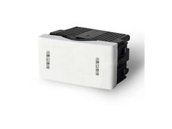 Llave bipolar combinada de 4 Vías color blanco 10 amp Marca Kalop