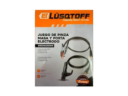 Juego Pinza Masa Porta Elect. P/ Soldadora Inverter RIRON250R10