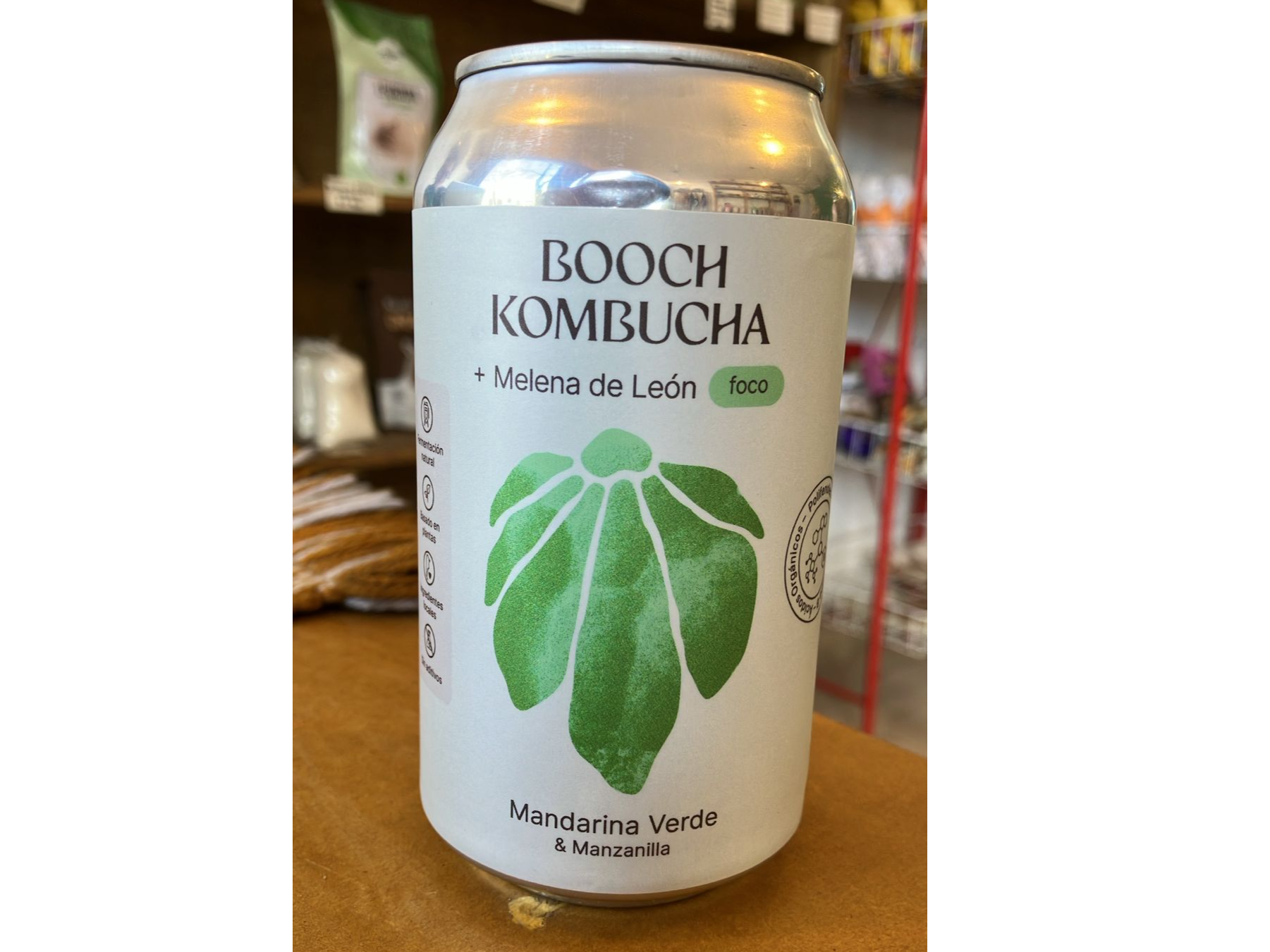 Kombucha Mandarina Verde + Melena de León "Booch"