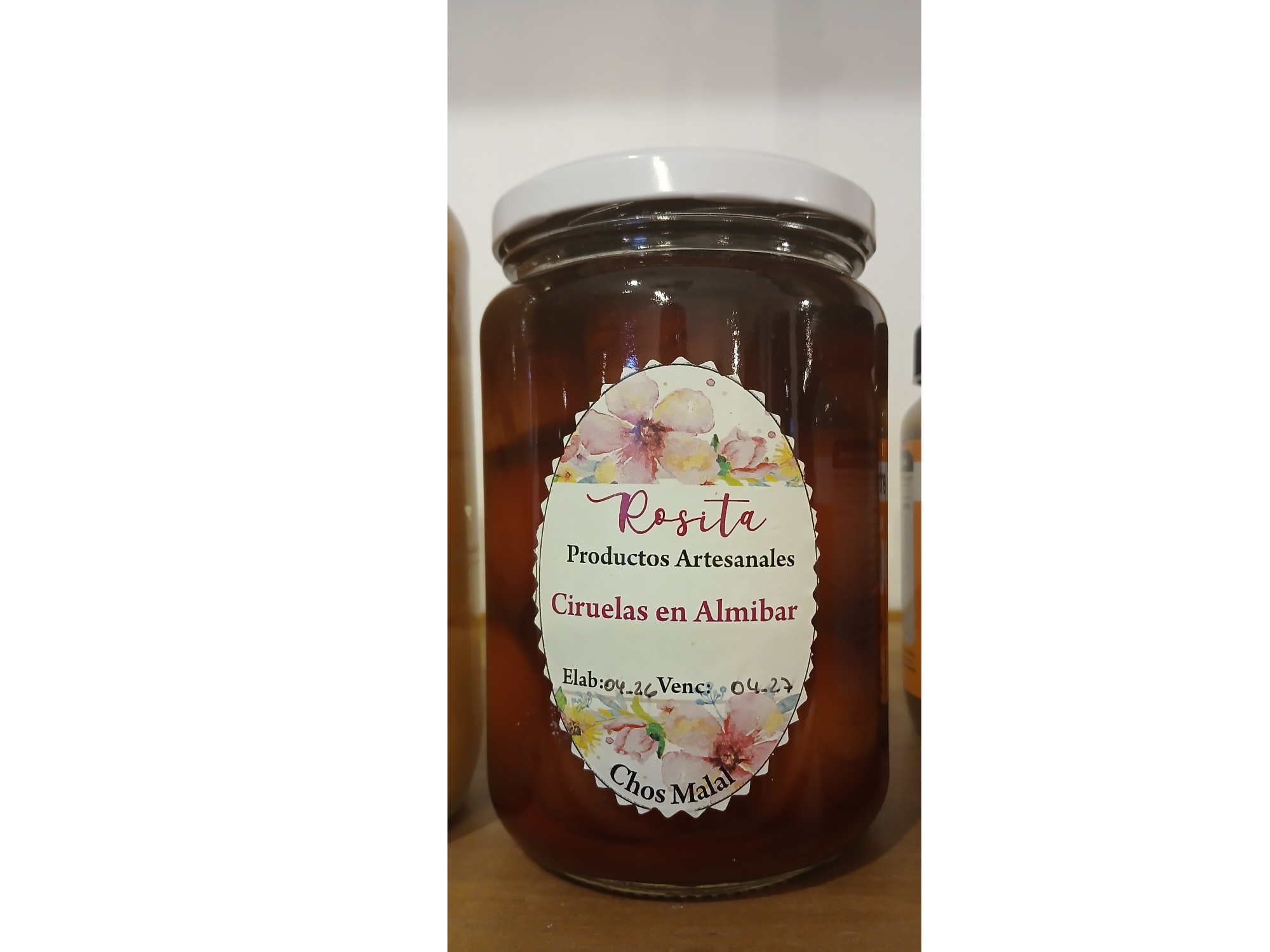 Ciruelas en almíbar "Rosita"