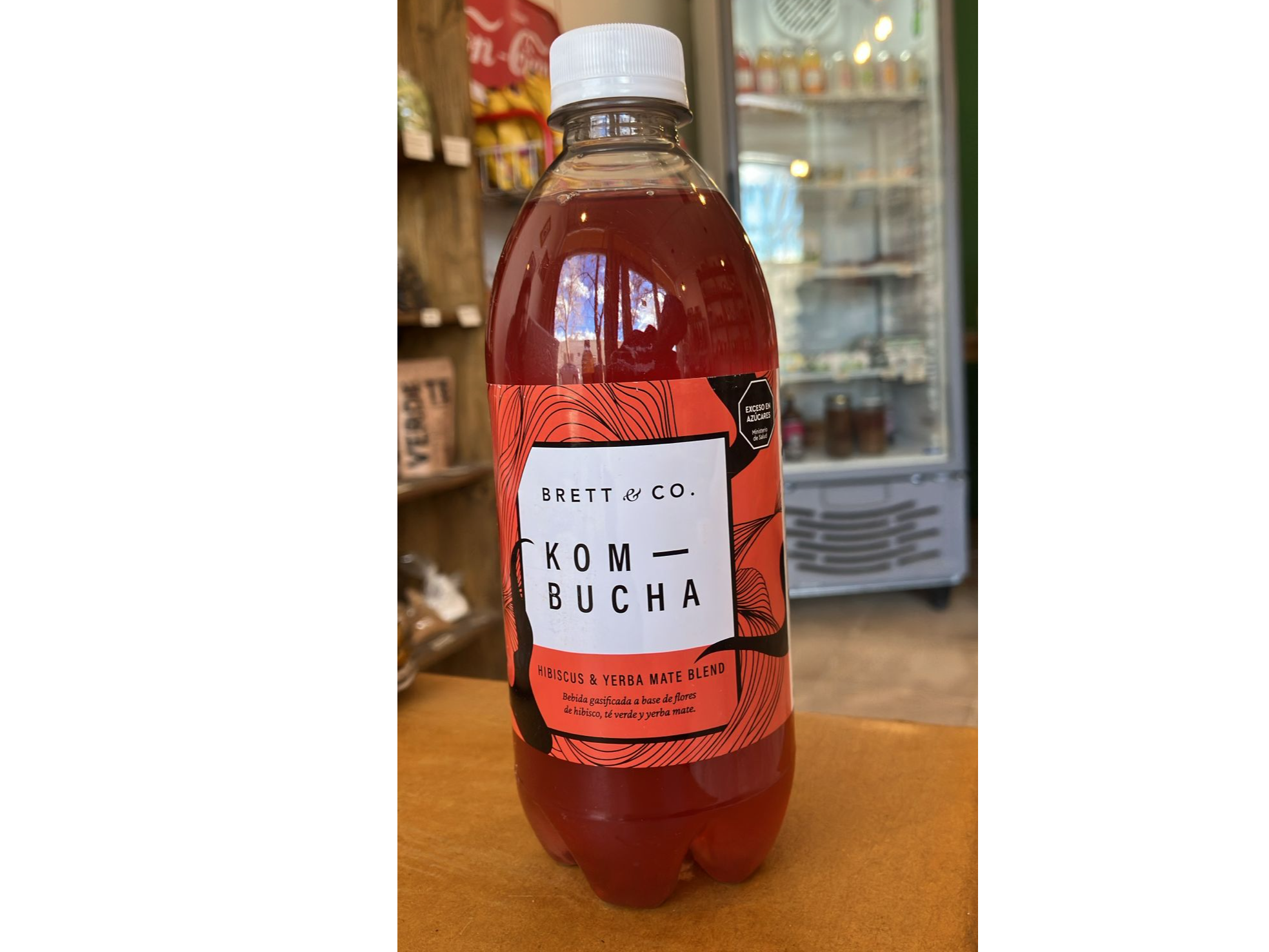 Kombucha  Hibiscus y Yerba Mate "Brett & Co"