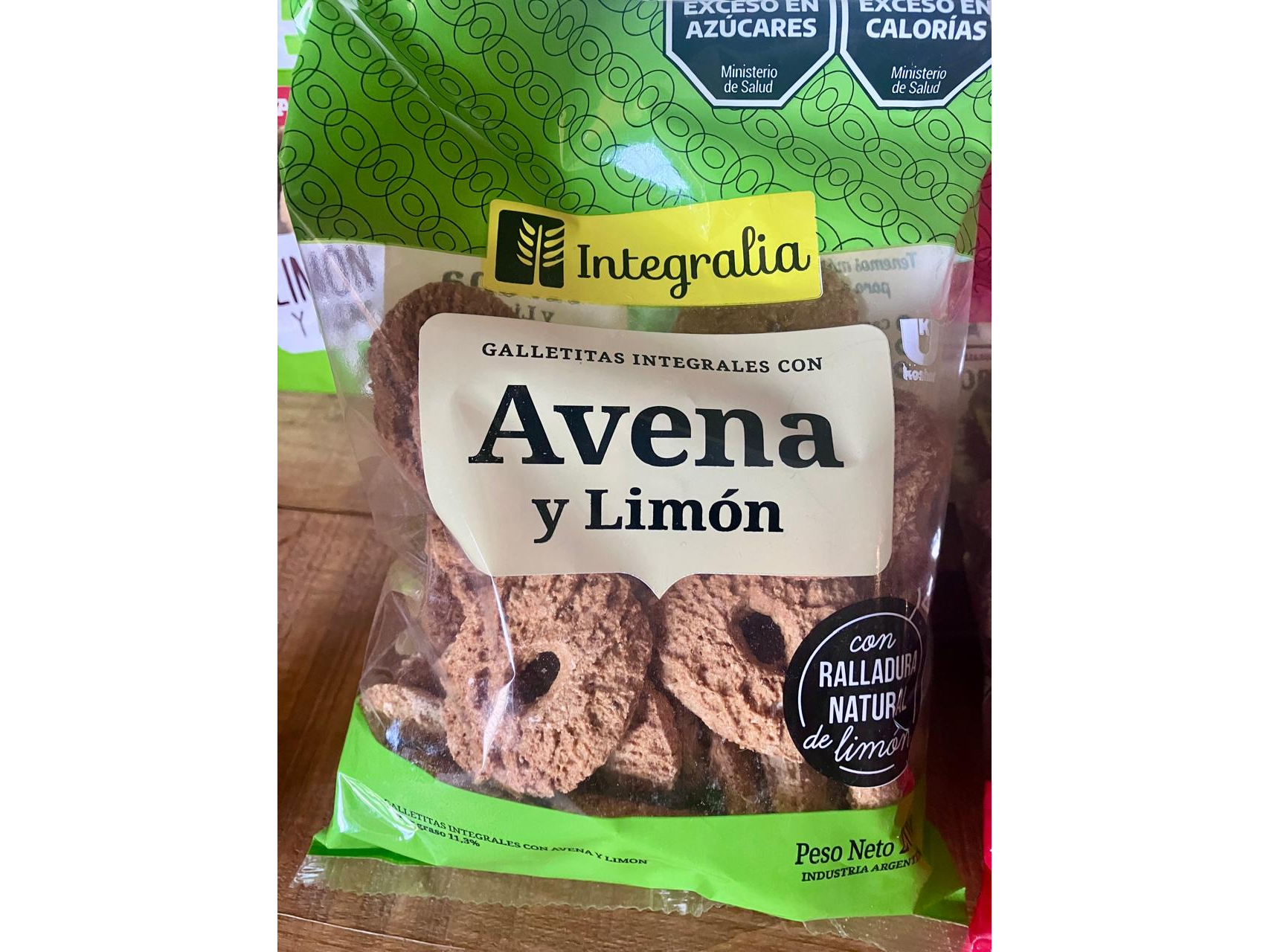 Aritos de Avena y Limon Integralia 200 gr