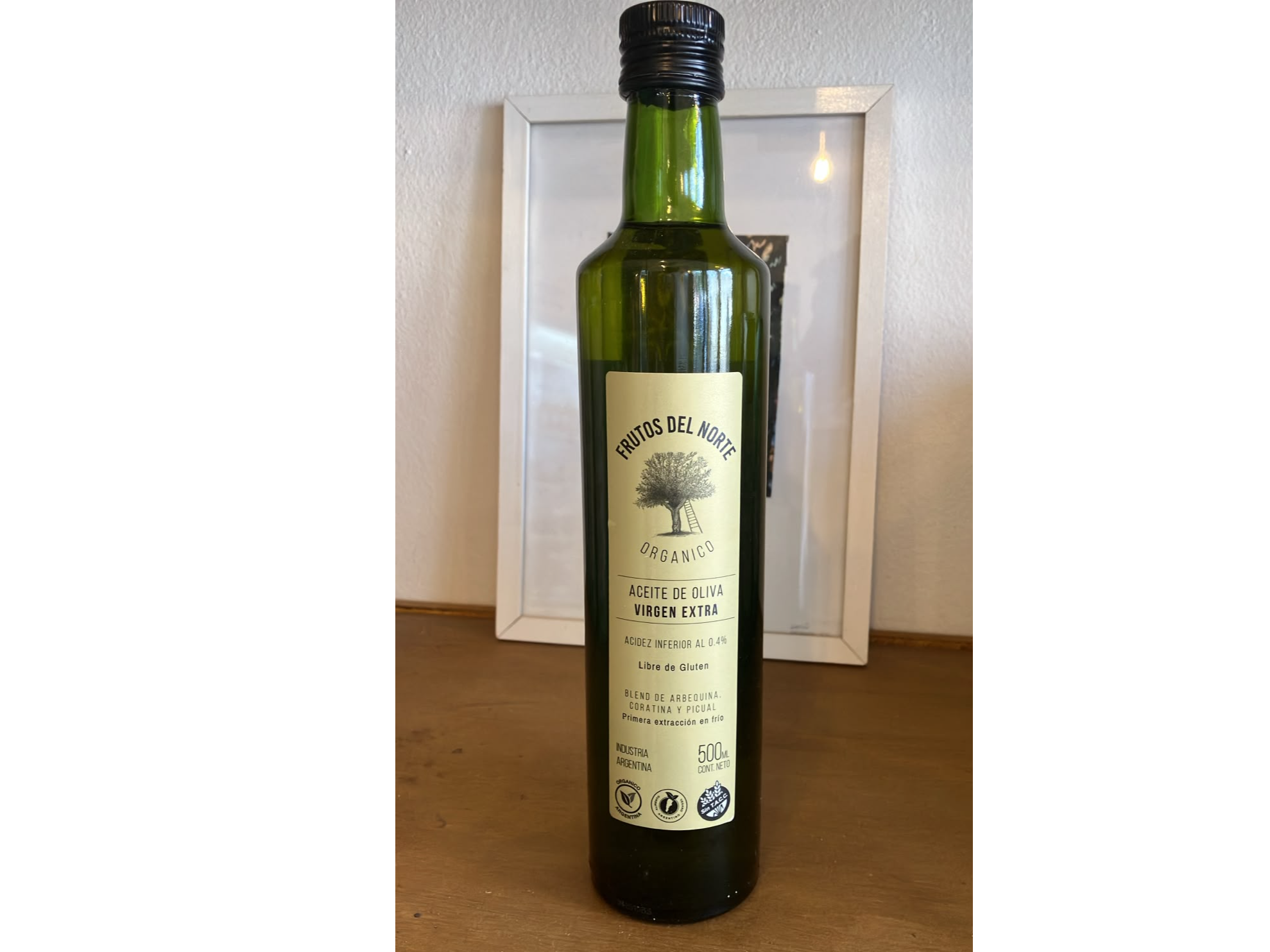 Aceite de Oliva virgen extra Orgánico "Frutos del Norte" 500 cc de La Ramada Almacén