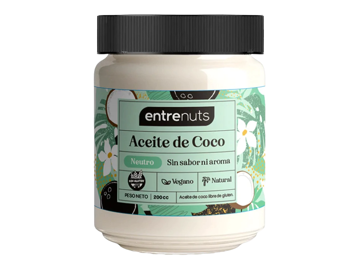 Aceite de coco neutro "Entrenuts" 200 cc
