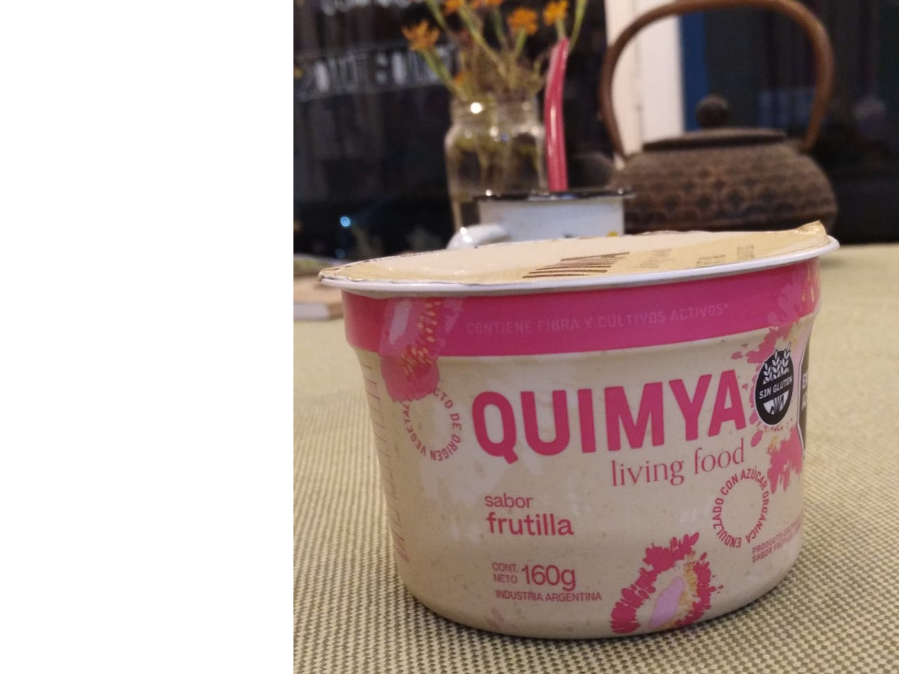 Yogurt Quimya frutilla 160gr