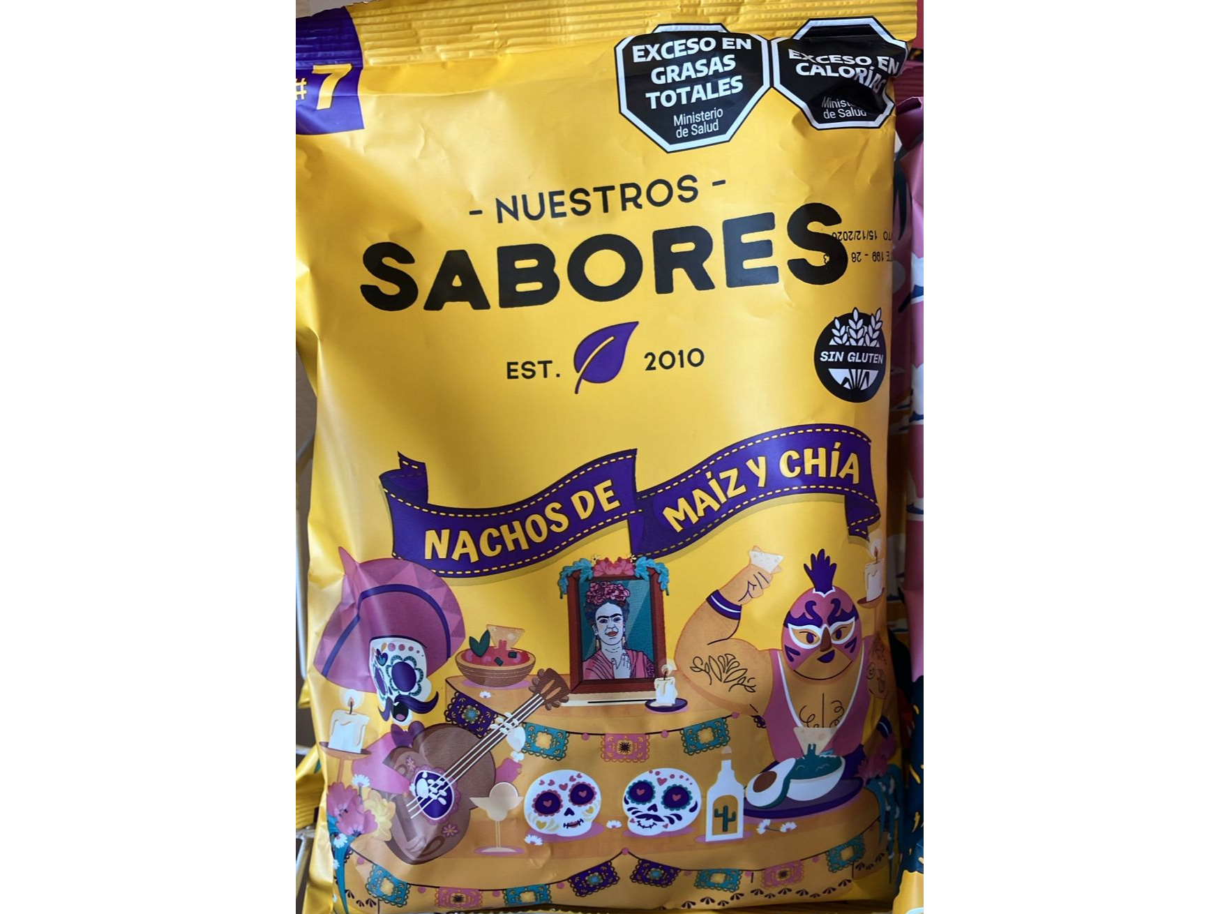 Nachos de Maíz y Chía "Nuestros Sabores"
