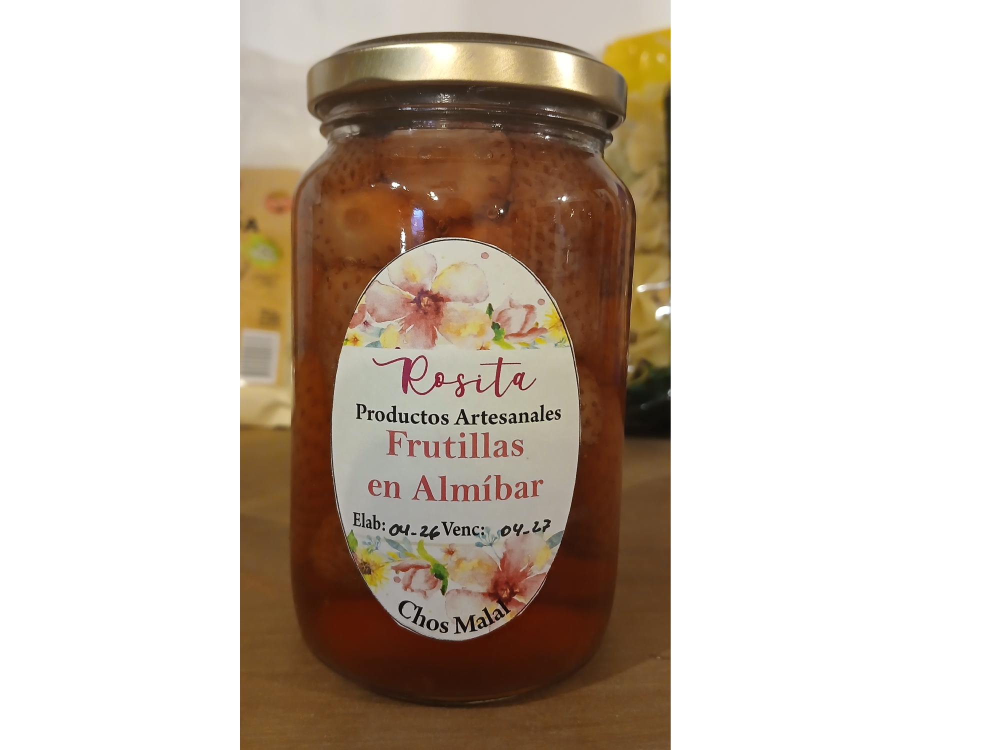 Frutillas en almíbar "Rosita"
