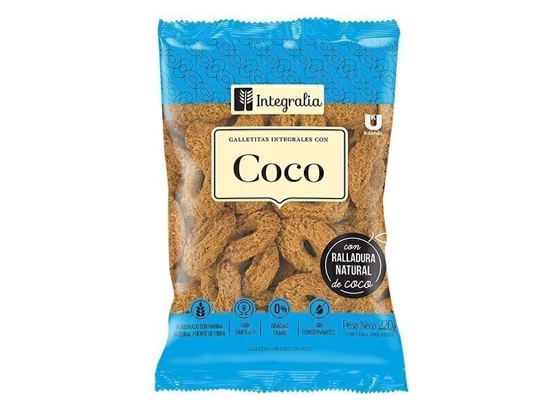 Galletitas Integrales de Coco "Integralia"