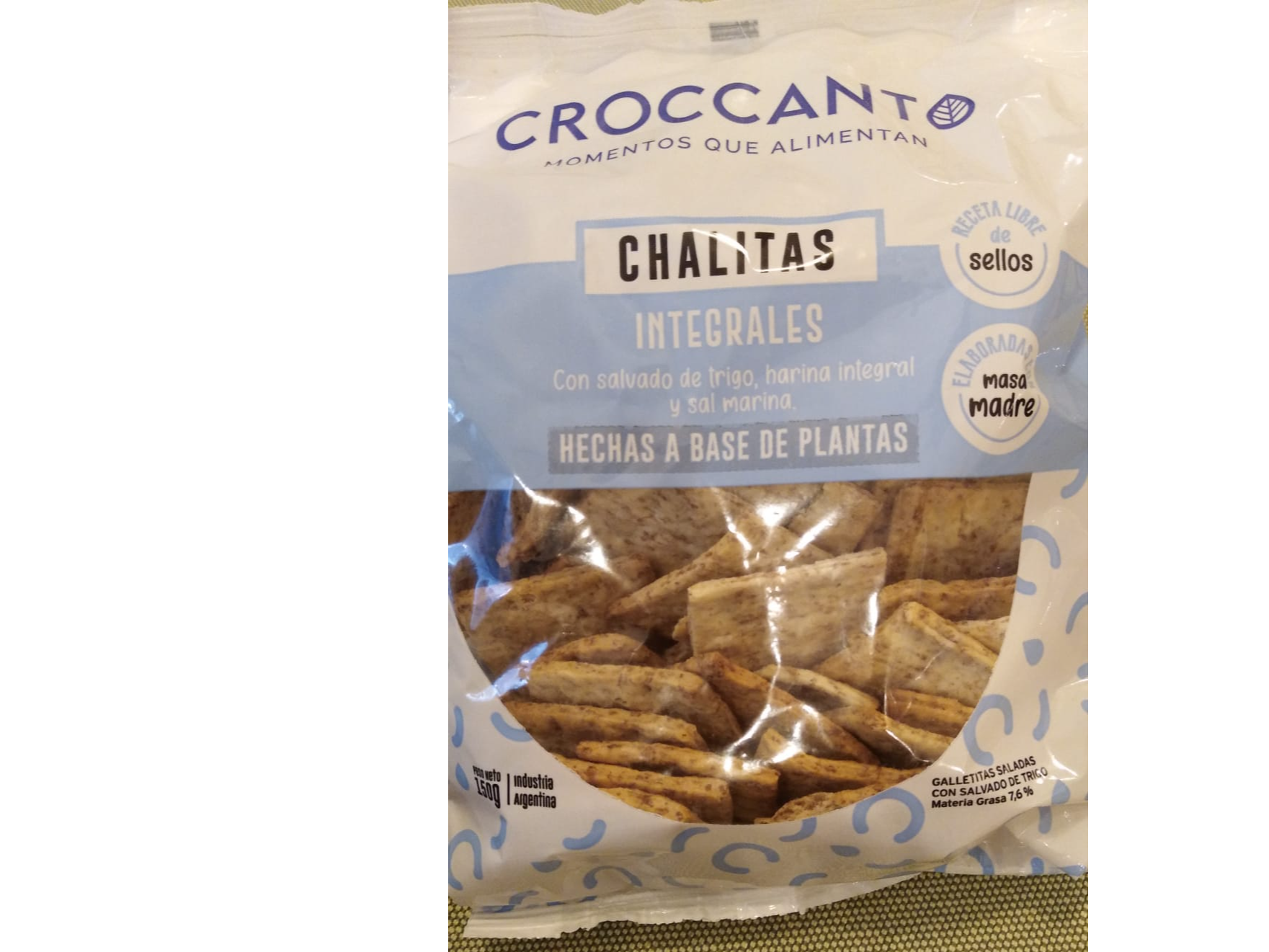 Croccanto chalitas integrales 150gr