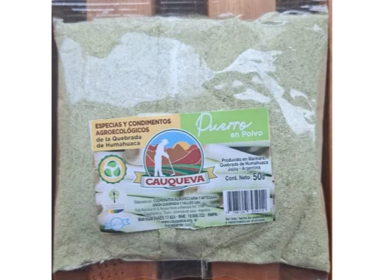 Puerro en polvo "Cauqueva"
