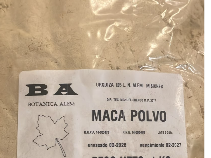 Maca en polvo por 100 gr