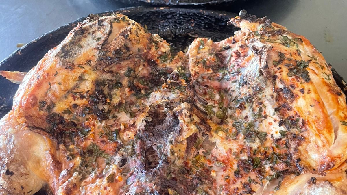 Pollo al horno con papas