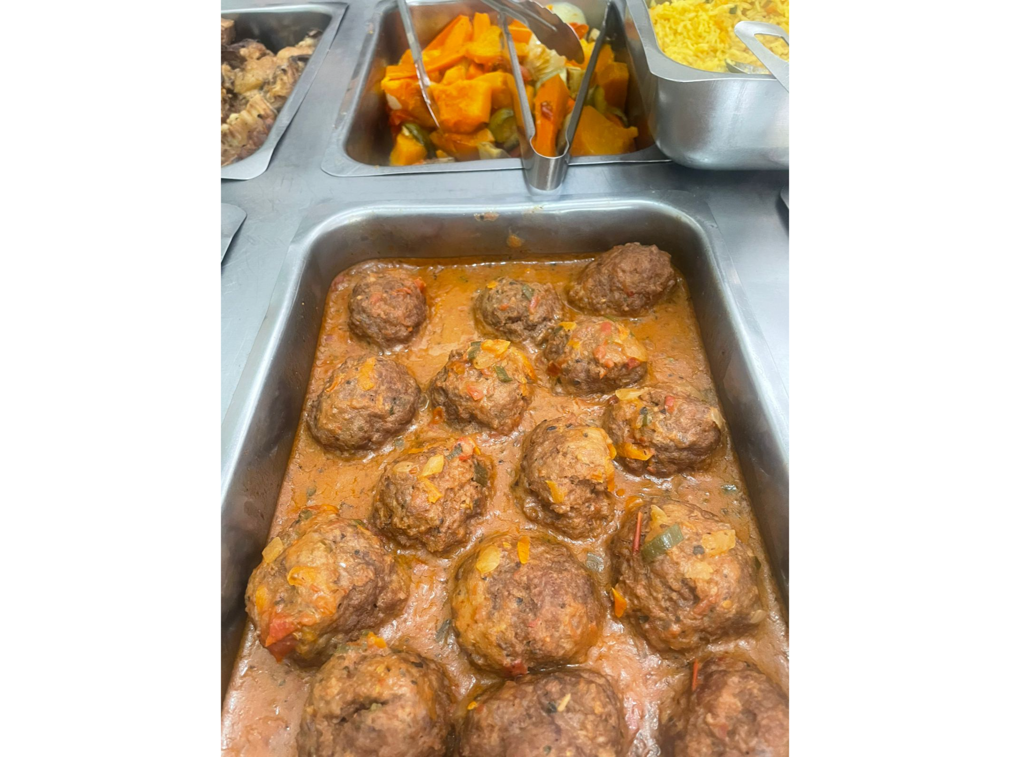 Albondigas con pure de papa