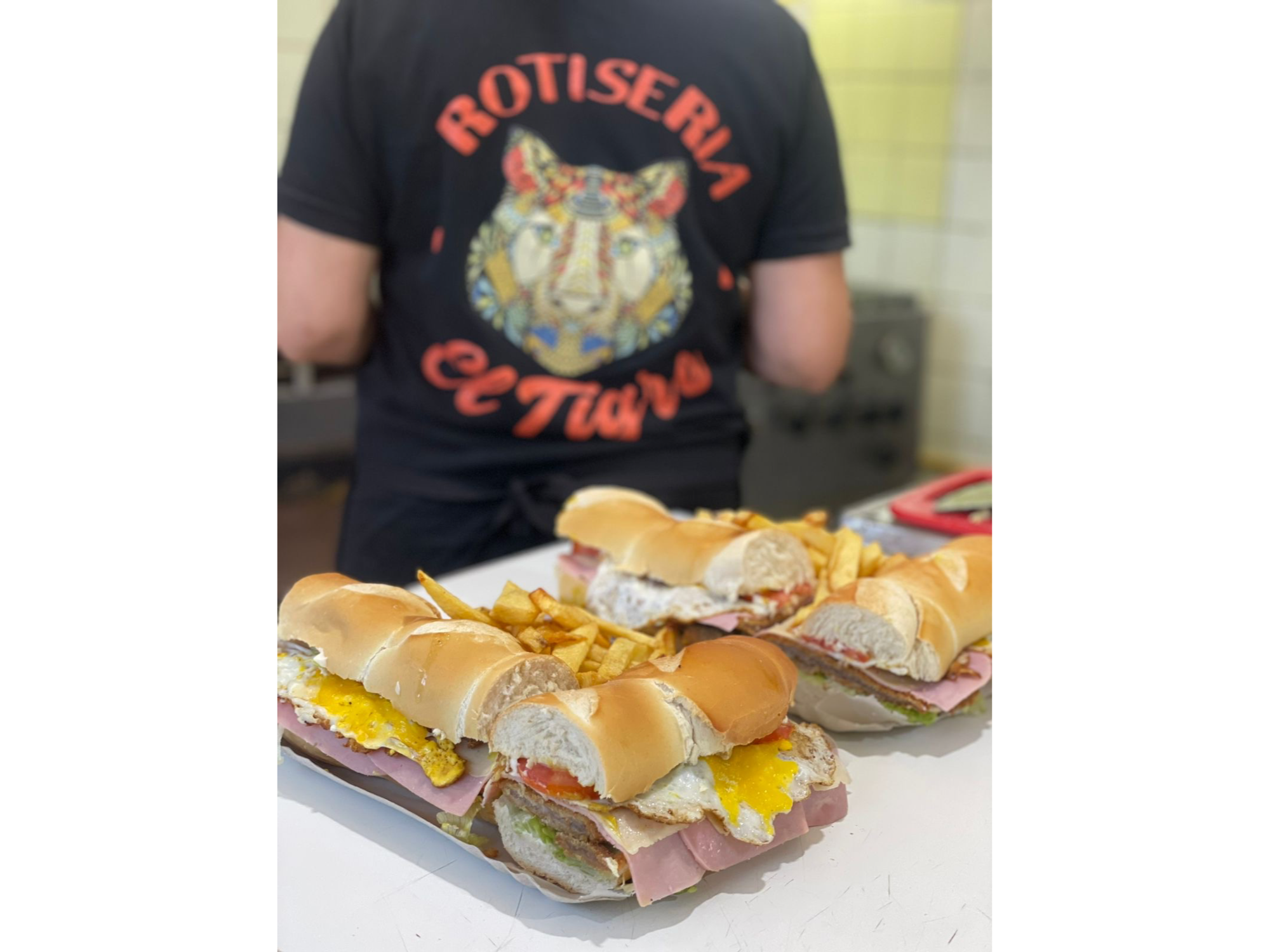 Sandwich de milanesa El tigre